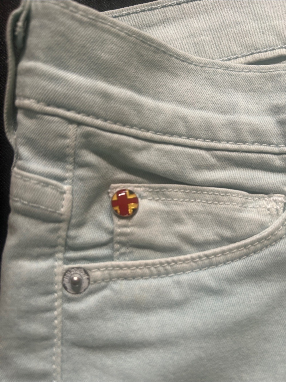 Hudson Jeans Mint Green Skinny Jeans - Picture 5 of 6